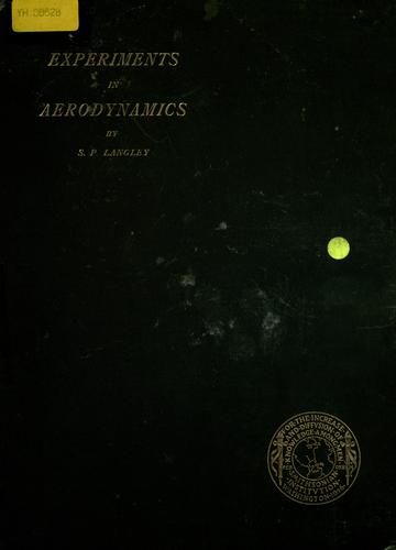 Cover of Experiments in aerodynamics