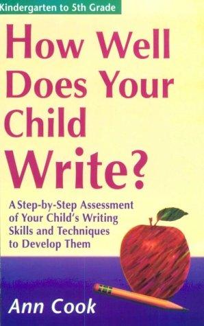 Cover of How well does your child write?