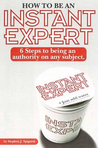 Cover of How to be an instant expert