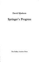Cover of Springer's Progress