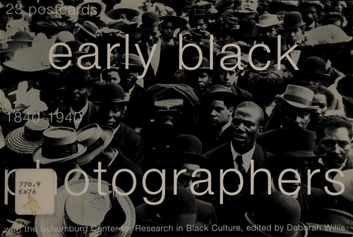 Cover of Early black photographers, 1840-1940