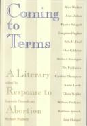 Cover of Coming to Terms