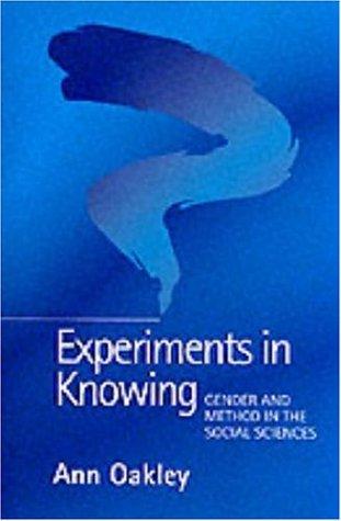 Cover of Experiments in Knowing