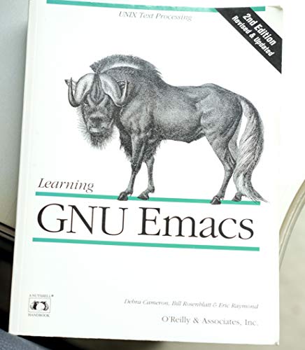 Cover of Learning GNU Emacs