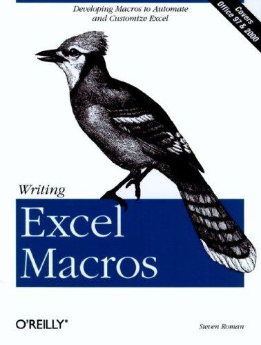 Cover of Writing Excel macros