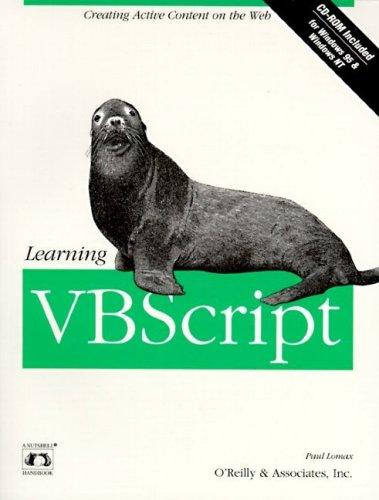 Cover of Learning VBScript