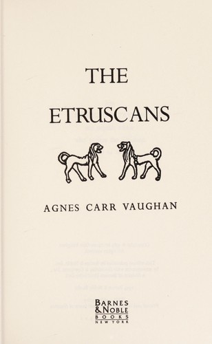 Cover of The Etruscans