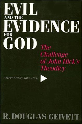Cover of Evil and the Evidence for God