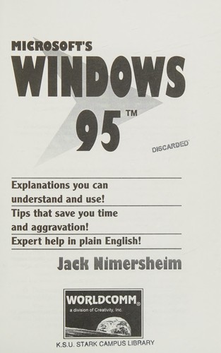 Cover of Microsoft's Windows 95