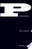 Cover of Pretentiousness: Why It Matters: An Essay