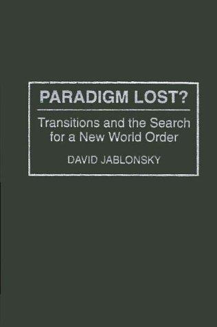 Cover of Paradigm lost?