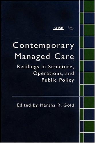 Cover of Contemporary managed care
