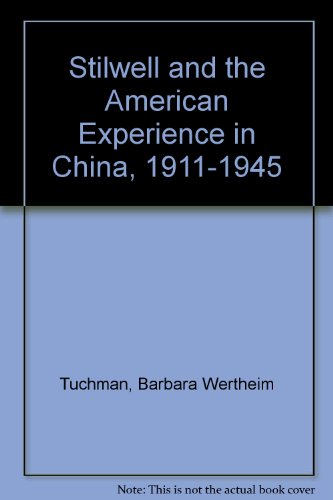 Cover of Stilwell and the American Experience in China, 1911-45
