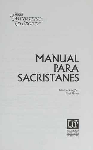Cover of Manual para sacristanes
