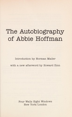 Cover of Autobiography of Abbie Hoffman