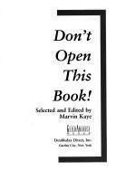 Cover of Don't open this book!