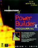 Cover of Foundations of PowerBuilder 5.0 programming