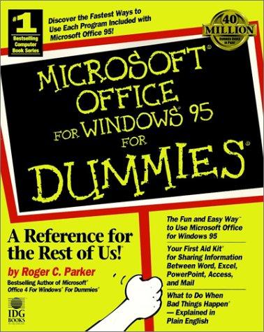 Cover of Microsoft Office for Windows 95 for dummies