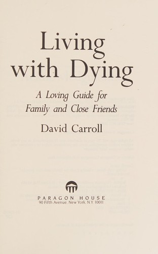 Cover of Living with Dying