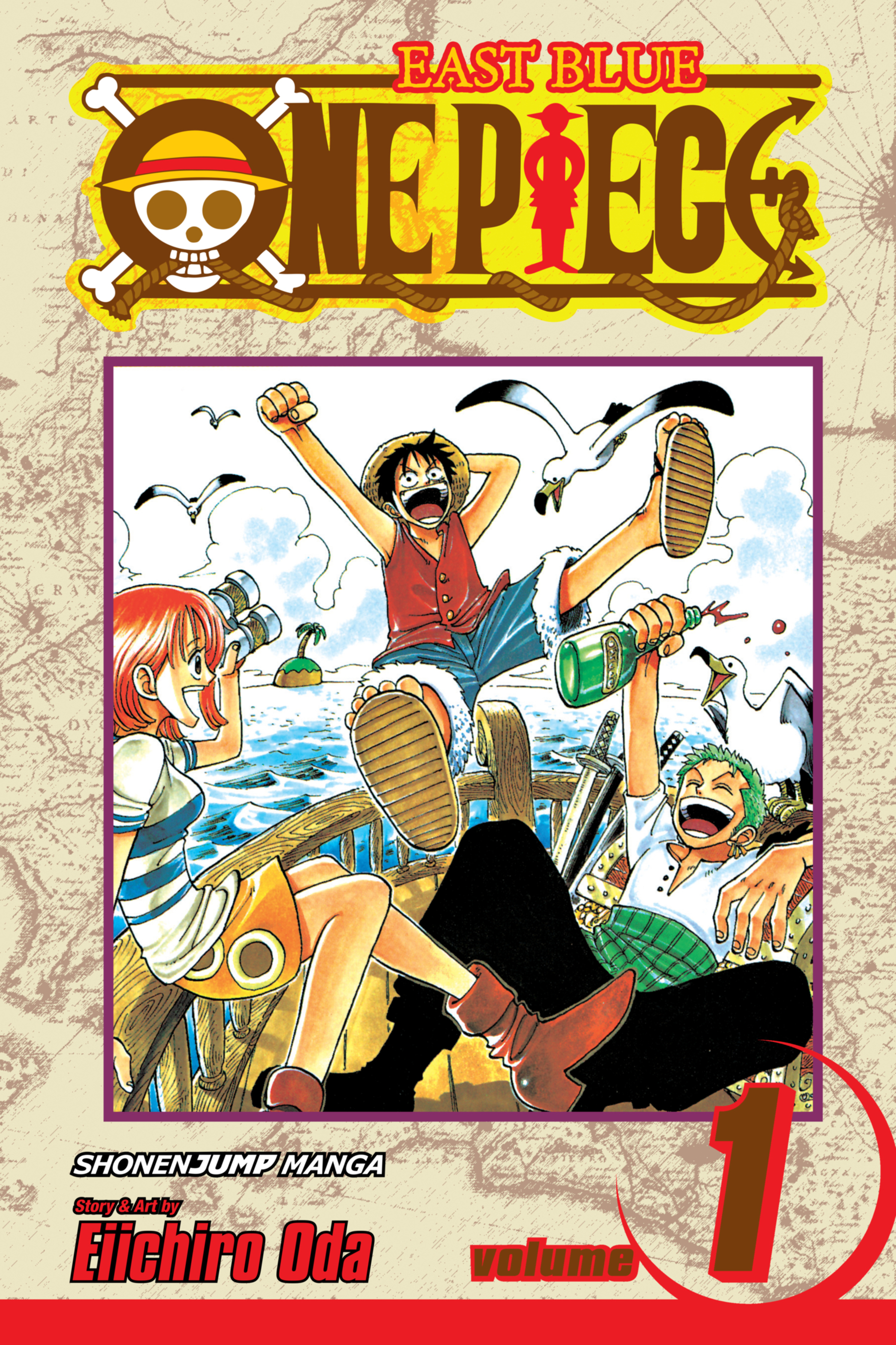 Cover of One Piece, Vol. 1: Romance Dawn