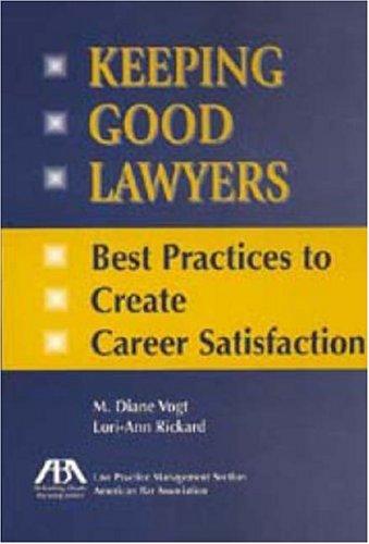 Cover of Keeping good lawyers