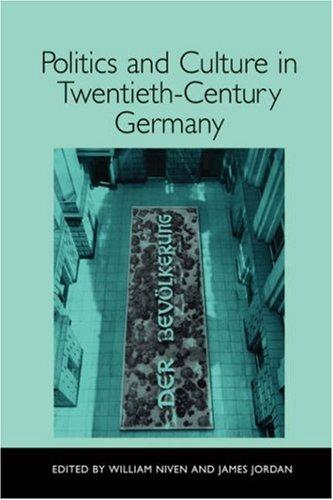 Cover of Politics and culture in twentieth-century Germany