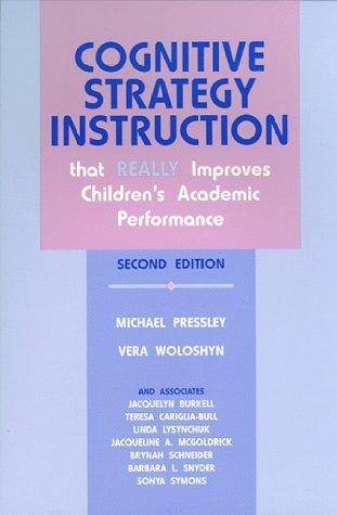 Cover of Cognitive strategy instruction that really improves children's academic performance