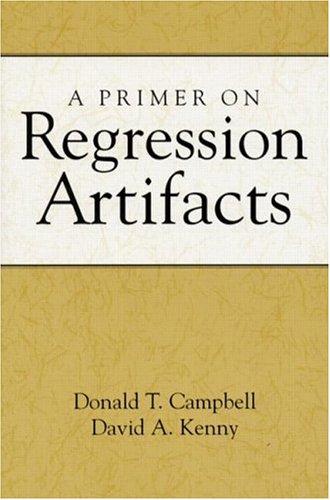 Cover of A primer on regression artifacts