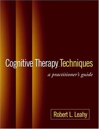 Cover of Cognitive Therapy Techniques