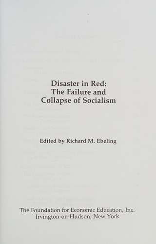 Cover of Disaster in Red