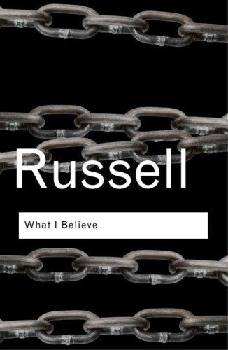 Cover of What I believe