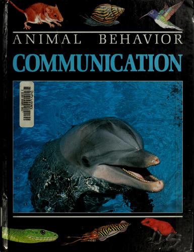 Cover of Animal Behavior Communication