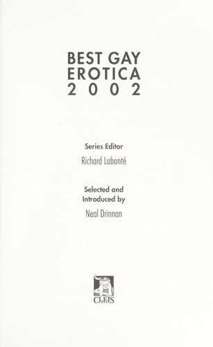 Cover of Best gay erotica 2002