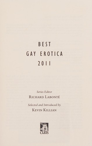 Cover of Best gay erotica 2011