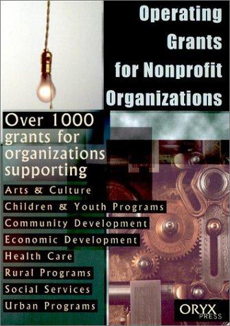 Cover of Operating Grants For Nonprofit Organizations