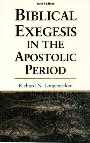 Cover of Biblical Exegesis in the Apostolic Period