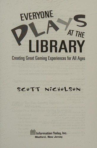 Cover of Everyone plays at the library