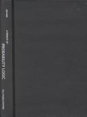Cover of A primer of probability logic