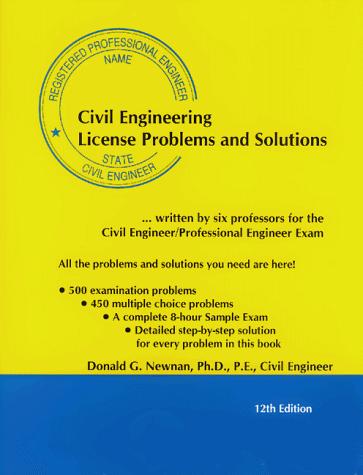 Cover of Civil Engineering License Problems and Solutions