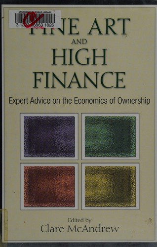 Cover of Fine art and high finance