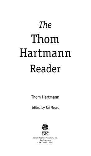 Cover of The Thom Hartmann reader