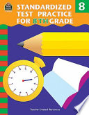 Cover of Standardized Test Practice for 8th Grade