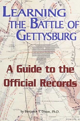 Cover of Learning the Battle of Gettysburg, A Guide to the Official Records