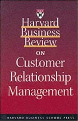 Cover of Harvard Business Review on Customer Relationship Management