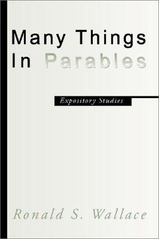 Cover of Many Things in Parables