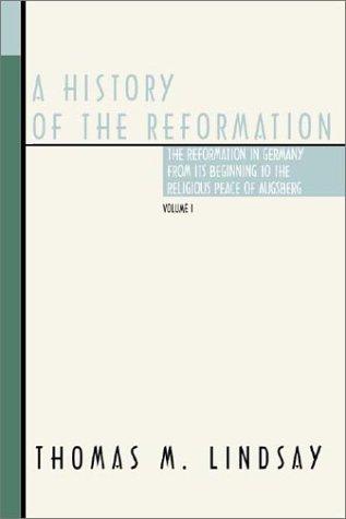 Cover of A history of the Reformation