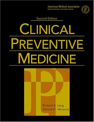 Cover of Clinical preventive medicine