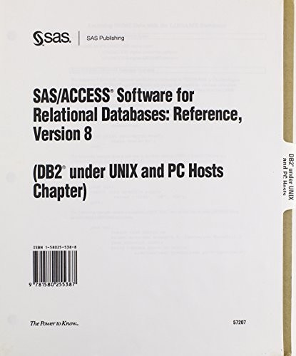 Cover of SAS/ACCESS Software for Relational Databases