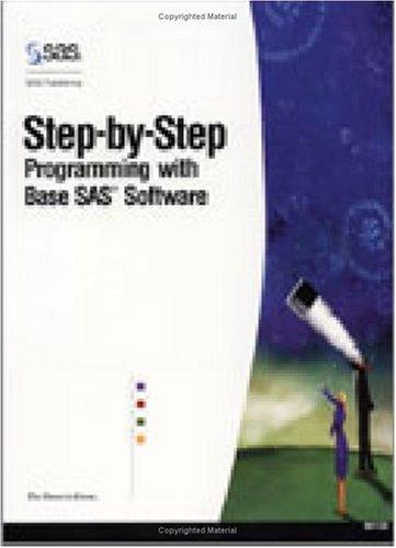 Cover of Step-by-step programming with base SAS software