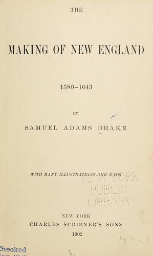 Cover of The Making of New England